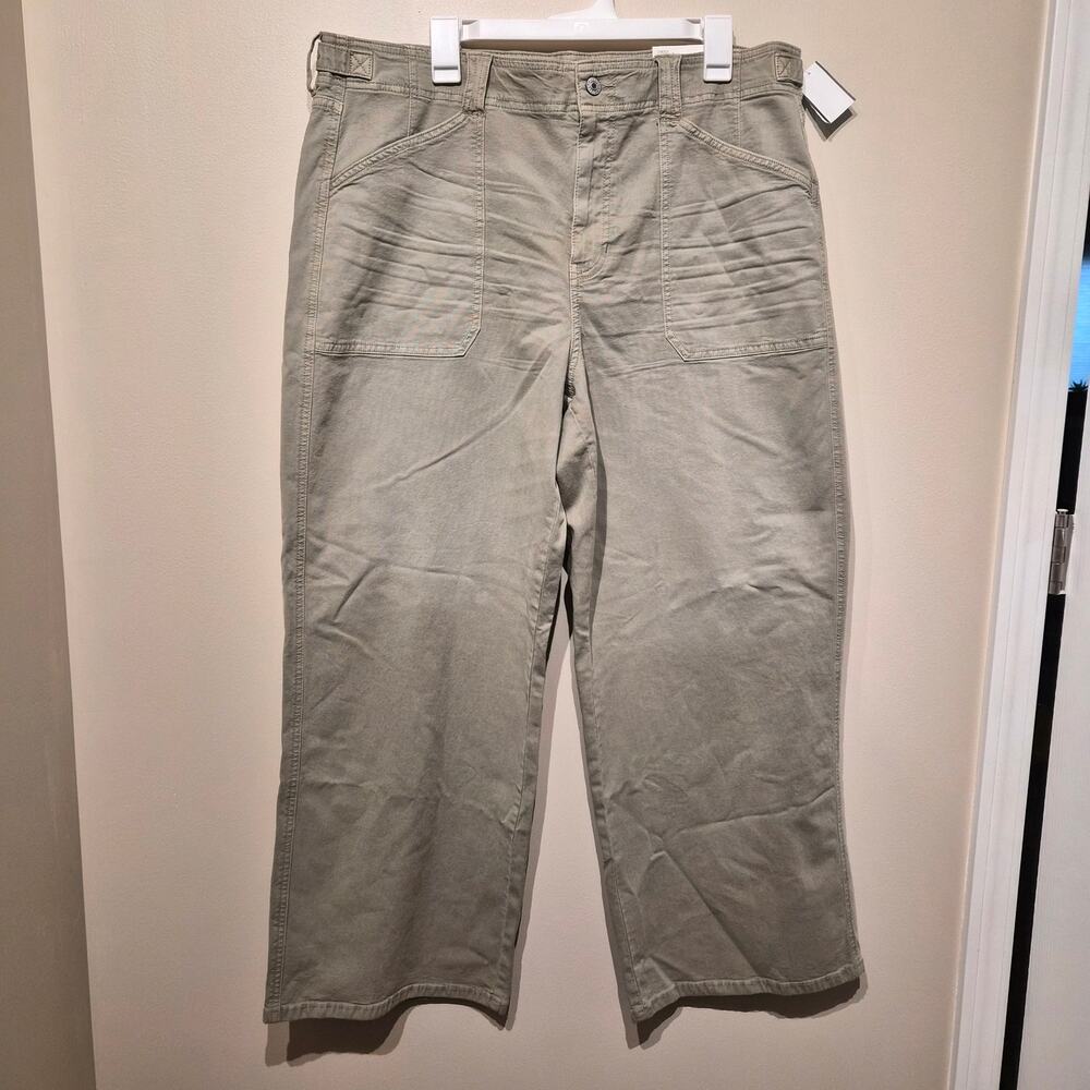 American Eagle NWT 18 Short Stovepipe Light Green Pants